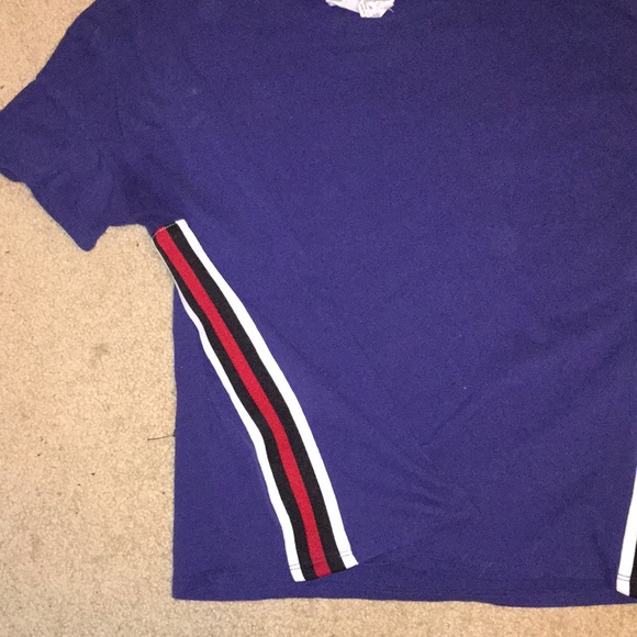 Stripey Cropped Tee - Picture 2 of 4